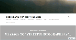 Desktop Screenshot of chrislangstonphotography.com